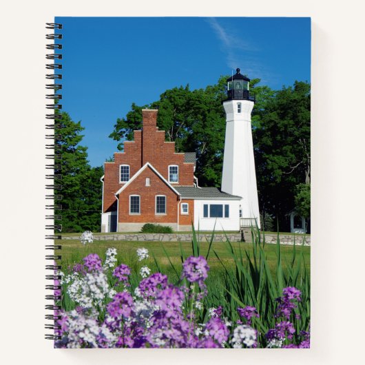Port Sanilac Lighthouse Notebook Notizblock (Vorderseite)