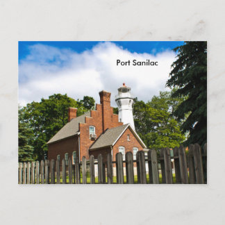 Port Sanilac Lighthouse Postkarte