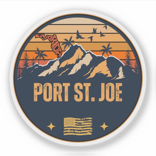 Port St. Joe, Florida Aufkleber (Vorderseite)