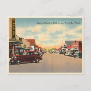 Port St. Joe, Florida Vintage Postkarte