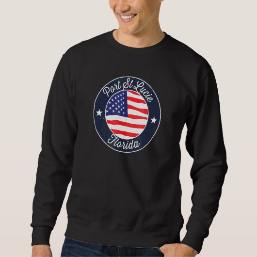 Port St Lucie Florida FL Vacation Souvenir Grafik Sweatshirt (Vorderseite)