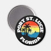 Port St. Lucie, Florida Magnet (Vorderseite/Rückseite)