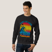 Port St Lucie Florida Retro Throwback Surf & Beach Sweatshirt (Vorne ganz)