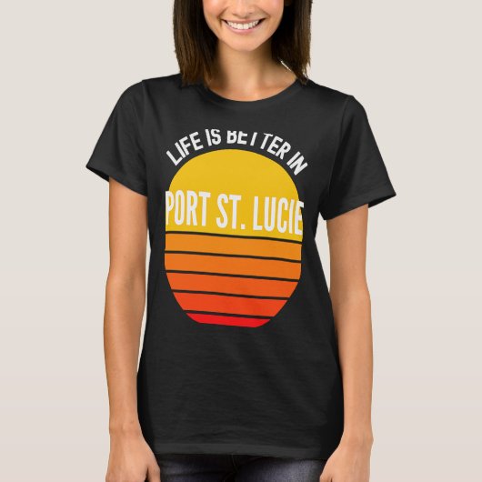 Port St Lucie in Port St Lucie T-Shirt (Vorderseite)