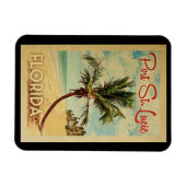 Port St Lucie Palm Tree Wandern Magnet (Horizontal)