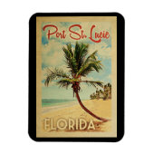 Port St Lucie Palm Tree Wandern Magnet (Vertikal)