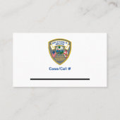 Port St. Lucie Polizeibeamte PSLPD Geschäftswagen Visitenkarte (Rückseite)