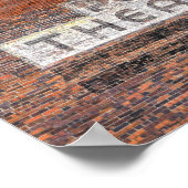 Port Theater Sign, Port St. Joe, Florida Poster (Ecke)