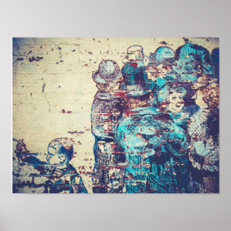 Port Townsend Hastings Building Vintage Artwork  Poster