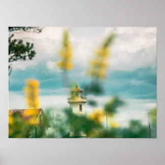  Port Townsend, WA Point Wilson Leuchtturm  Poster