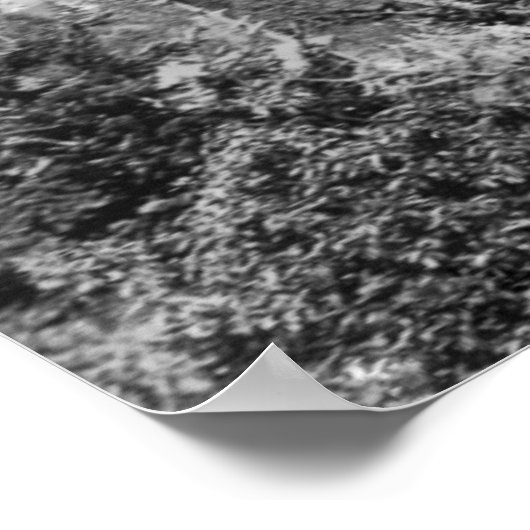 Port Townsend, WA View Main Barracks Fort Warden Poster (Ecke)