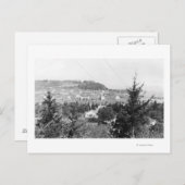 Port Townsend, WA View Main Barracks Fort Warden Postkarte (Vorne/Hinten)