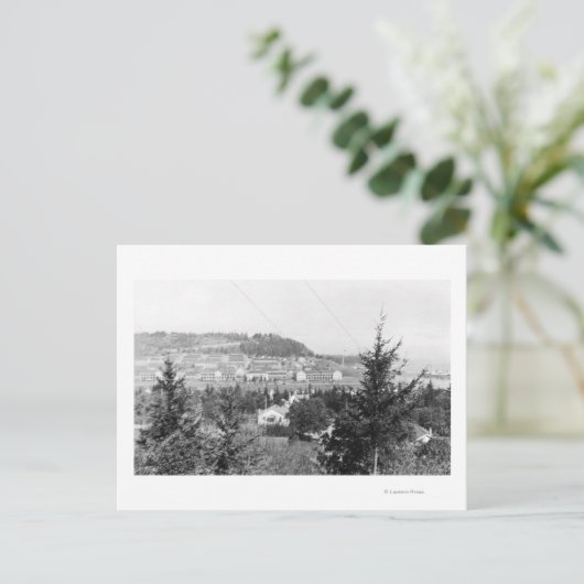 Port Townsend, WA View Main Barracks Fort Warden Postkarte (Stehend Vorderseite)