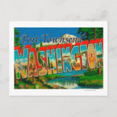 Port Townsend, Washington - Große Briefszenen Postkarte (Vorderseite)