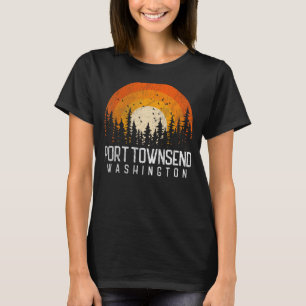 Port Townsend Washington WA Shirt Retro 70er 80er 