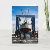 Port Townsend Werft Fotografie Karte (Vorderseite)