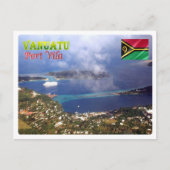Port Vila - Vanuatu - Luftansicht - Postkarte (Vorderseite)