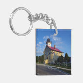Port Washington Lighthouse Schlüsselkette Schlüsselanhänger (Vorderseite links)