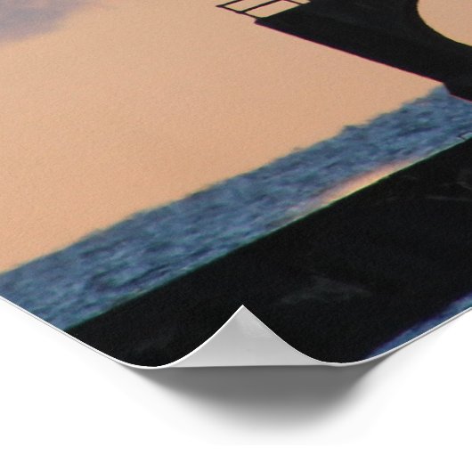 Port Washington, Wi. Leuchtturm Poster (Ecke)