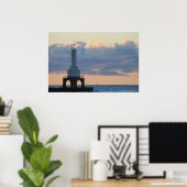 Port Washington, Wi. Leuchtturm Poster (Heimbüro)