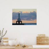 Port Washington, Wi. Leuchtturm Poster (Küche)