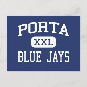 Porta - Blaue Jay - Senior - Petersburg Illinois Postkarte
