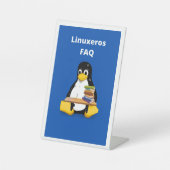 Porta celular Linuxeros FAQ Sockelschild (Vorderseite)