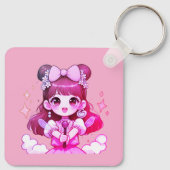 Porta-chaves garota kpop cantora schlüsselanhänger (Rückseite)