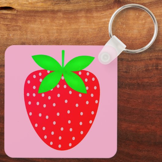 Porta-chaves morango schlüsselanhänger (Rückseite)