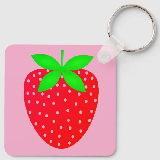 Porta-chaves morango schlüsselanhänger (Rückseite)