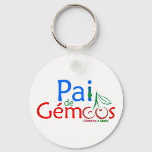 Porta-chaves Pai de Gémeos Schlüsselanhänger