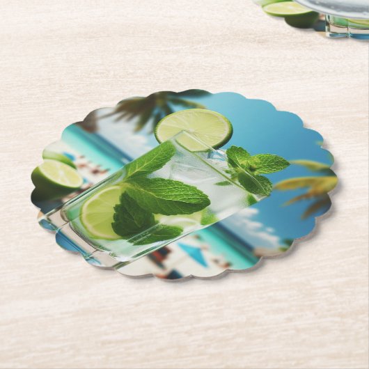 Porta Copos Caipirinha Untersetzer (angewinkelt)