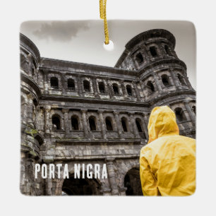 Porta Nigra in Trier Rheinland-Pfalz Deutschland Keramikornament