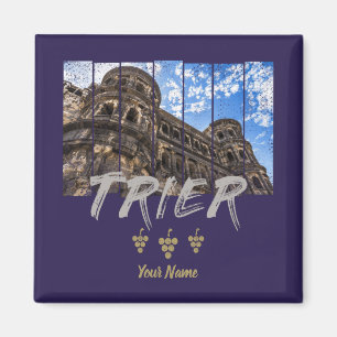 Porta Nigra in Trier Vintag Moselle Souvenir Magnet