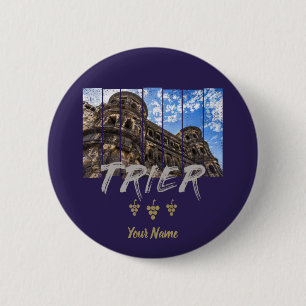 Porta Nigra in Trier vintage Mosel Souvenir Button