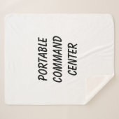Portable command center blanket sherpadecke (Vorderseite (Horizontal))