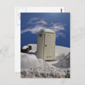 Portable Potty ~ Postcard Postkarte (Vorne/Hinten)