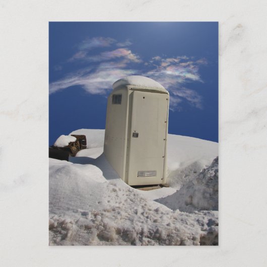 Portable Potty ~ Postcard Postkarte (Vorderseite)
