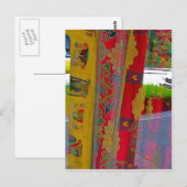 Portable Tempelvorhänge Postkarte (Vorne/Hinten)