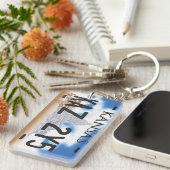 Portachiavi targa impala del 67 nera Supernatural Schlüsselanhänger (Vorderseite rechts)