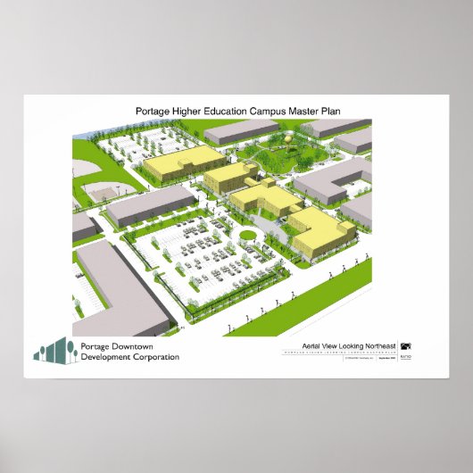 Portage Campus Plan Poster (Vorne)