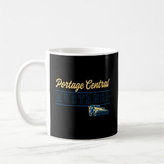 Portage Central High School Mustangs C4 Kaffeetasse