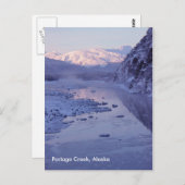 Portage Creek, Alaska Postkarte (Vorne/Hinten)