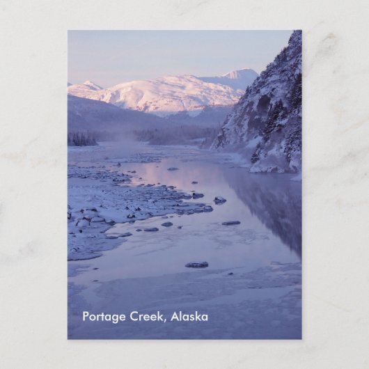 Portage Creek, Alaska Postkarte (Vorderseite)