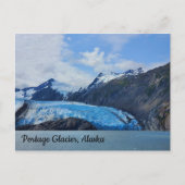 Portage Glacier Alaska Postkarte (Vorderseite)