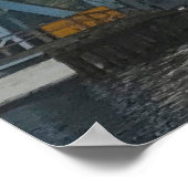 Portage Lake Hubbrücke Poster (Ecke)