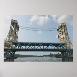 Portage Lake Hubbrücke Poster