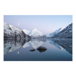 Portage Lake Twilight Fotodruck