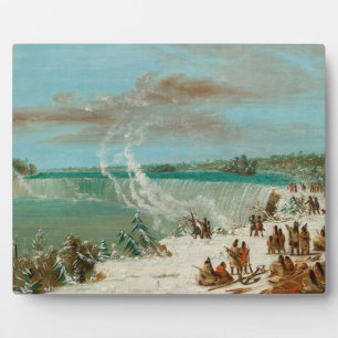 Portage rund um den Fall von Niagara am Table Rock Fotoplatte