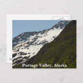 Portage Valley, Alaska Postkarte (Vorne/Hinten)